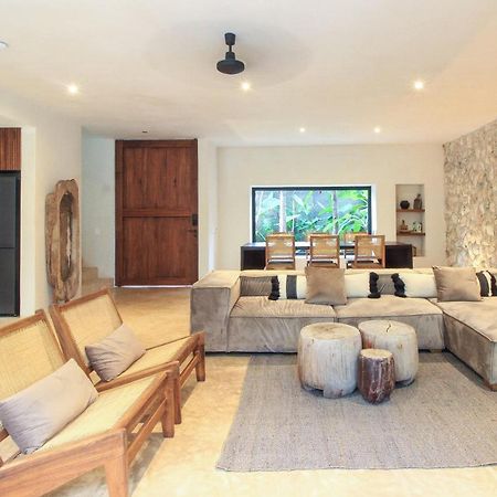 Elegant Boho Style Villa Jungle Views In Rooftop Deck & Outstanding Raw Pool In Holistika Tulum Exterior photo